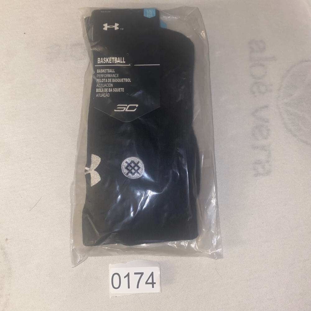 Stance Under Armour Basketball Performance Socks Stephen Curry SC L-XL Black‎